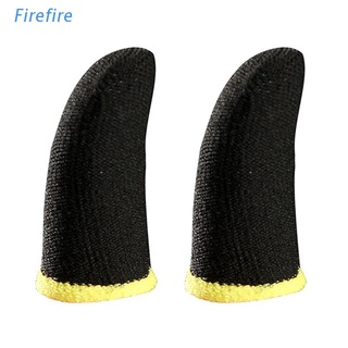 Fir 1 par de guantes de dedo de fibra de carbono antideslizantes transpirables para juegos de dedo iPhone/An-droid/iOS teléfono móvil/tableta