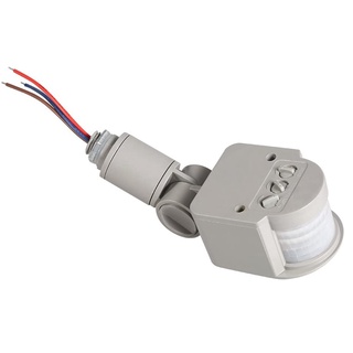 70W Outdoor 90-250V 180 Degree PIR Motion Sensor Detector Switch,Gray