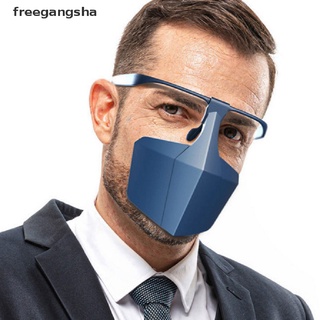 [freag] 1 máscara protectora de plástico contra gotitas antiniebla aislamiento mascarilla cara xvm