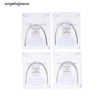 orget 10 unids/bolsa niti archwire dental ortodoncia arco alambre redondo super elástico co (4)