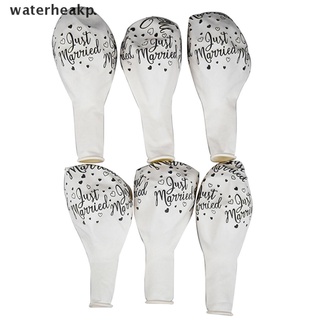 (waterheakp) globos de boda impresión recién casado globos de látex globos día de san valentín en venta