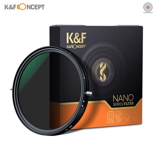 Rmf K&F CONCEPT 67 mm 2 en 1 Variable ajustable ND filtro de densidad Neutral Fader 5-Stop ND2-ND32 y CPL filtro polarizador Circular ultrafino con paño de limpieza para lente de cámara