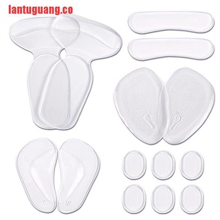 [lantuguang] almohadilla de silicona transparente de tacón alto para mujer/protector antipiés