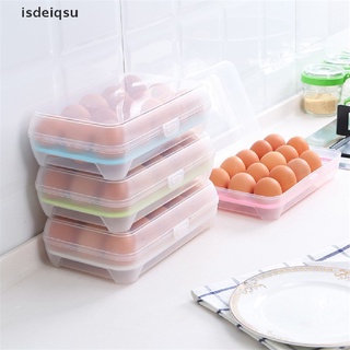 isdeiqsu Egg Storage Box Clear Food Storage Container Refrigerator Case Food Plastic Box CO