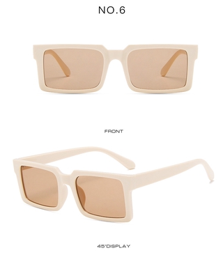 2021 nueva moda dama color caramelo cuadrado gafas de sol protector solar viaje uv400 gafas de sol (8)