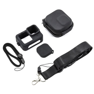 for Go pro Hero 9 Black Silicone Protective Full Cover Shell Camera Accessorie