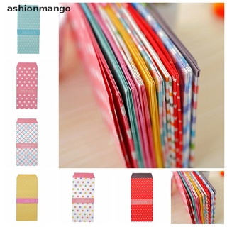 [ashionmango] Paquete de 5 sobres coloridos para invitaciones de cartas calientes