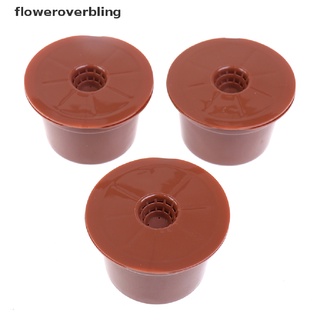 Flob 3PCS Reusable Coffee capsules for Caffitaly refillable coffee pods coffee filter Bling