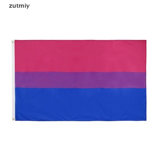 [zutmiy] bandera bisexual orgullo 90*150cm rosa azul arco iris bandera gay friendly lgbt bandera rghn