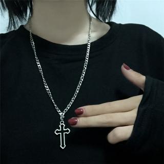 collar con colgante de cruz gótico joyería y accesorios góticos con cadena de viento