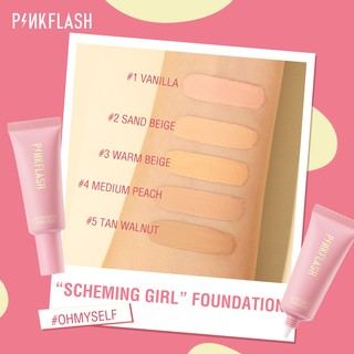 Pinkflash Base de maquillaje mate de larga duración ligera All-Day (3)