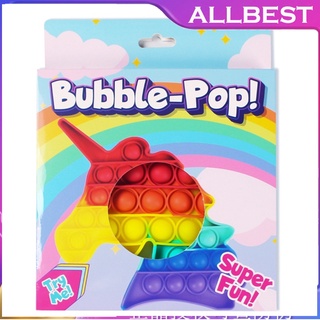 Allbest 2021 Pop It Fidget Squeeze sensorial juguete Push Pop It Fidget juguete burbuja sensorial Fidget alivio del estrés juguetes de ansiedad para niños