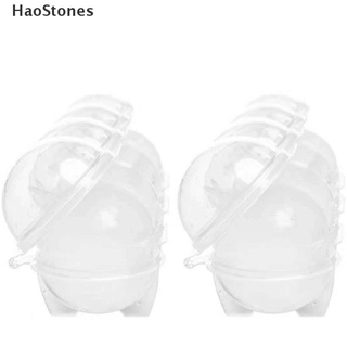 Haostones "Bar silicona cubo de hielo 4 bolas fabricante de bolas molde esfera grande bandeja whisky DIY molde MY