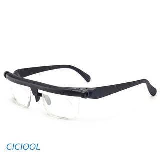 cicio lente de fuerza ajustable lectura miopía gafas gafas de enfoque variable visión