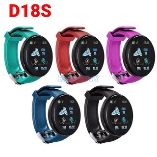 🔥 Promoción D18S Reloj Inteligente Redondo Impermeable Con Rastreador De Fitness/Bluetooth Para Hombre