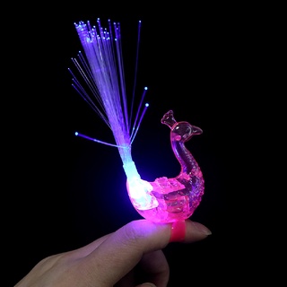 3 piezas luminoso pavo real decoración de luz abierta juguetes Flash LED luces juguetes niños {bigsale} (4)