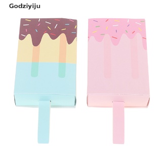 Godziyiju 10Pcs forma de helado de boda fiesta caja de Favor caja de caramelos caja de caramelos helado MY