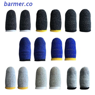 bar2 1 par de guantes de dedo de fibra de carbono antideslizantes transpirables para juegos iphone/an-droid/ios teléfono móvil/tableta