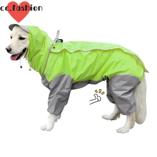 Cc Pet impermeable a prueba De lluvia magic sticker para perros grandes chamarra De cuerpo completo para perros/funda Multicolor
