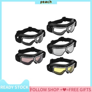 peach1 gafas de motocross cómodas al aire libre gafas de motocicleta suave extraíble ajustable estanqueidad fácil de usar para