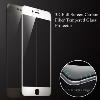 protector de pantalla de vidrio templado para iphone 8 plus 6/6s/7/7p/x/xs max/protector de pantalla/protector de pantalla de fibra de carbono curvo 3d
