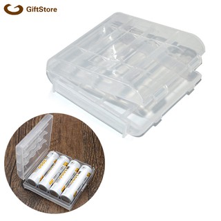 Portátil Mini batería caso titular de almacenamiento organizador caja de plástico contenedor para AA AAA baterías recargables G S (1)