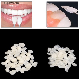 aigowarm 60pcs dental ultra-delgado blanqueamiento chapas resina temporal dientes blanqueamiento co