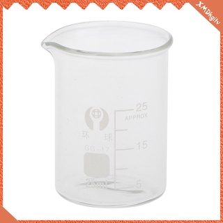 vaso de vidrio borosilicato gruesa forma baja - 25 ml (6)