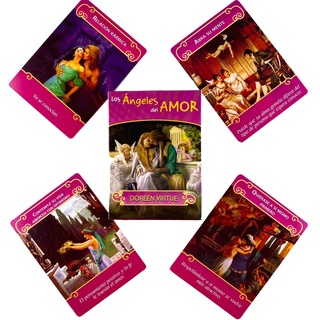 Spanish Los Angels Del Amor Oracle Cards Fortune-telling Prophecy Tarot Deck