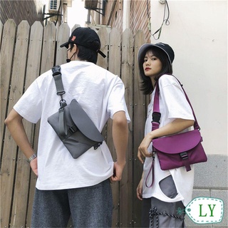 Ly personalidad Bum Bag moda Unisex cintura bolsa Crossbody Mini impermeable lona bolsa deportiva elegante mujeres hombres/Multicolor