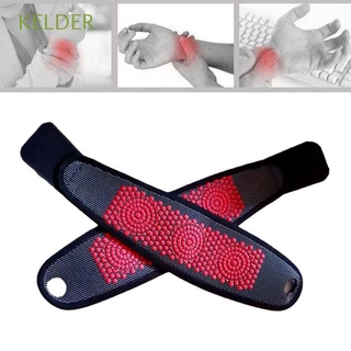 KELDER Arthritis Carpal Tunnel Tenosynovitis Brace Strap Wrist Support Sport Safety Accessories Brace Wrap Carpal Wristband Magnetic Therapy Self-Heating Heated Hand Warmer Wrist Wraps Bandages/Multicolor