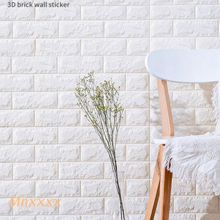 mnxxx impermeable 3d espuma ladrillo pared pegatinas papel pintado para sala de estar diy fondo