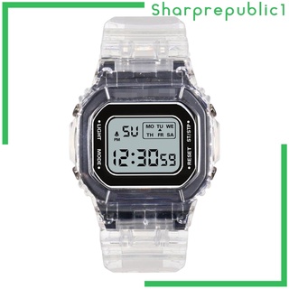 Shpre1 reloj De pulsera deportivo Digital Led Transparente impermeable regalo