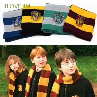 Ilovehm bufanda Cosplay nueva Moda suave regalo Harry Potter bufanda de la escuela Gryffindor Slytherin/Multicolor
