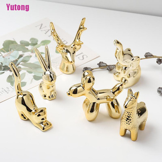 [Yutong] adornos creativos de cerámica artesanía hogar boda accesorios figura