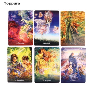 [Toppure] 1Box Gratitude Oracle Cards Tarot Card Prophecy Divination Deck Party Board Game . (2)