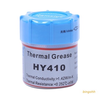 bin 10g hy410-cn10 grasa térmica chipset cpu compuesto de enfriamiento pasta de silicona 1.42w