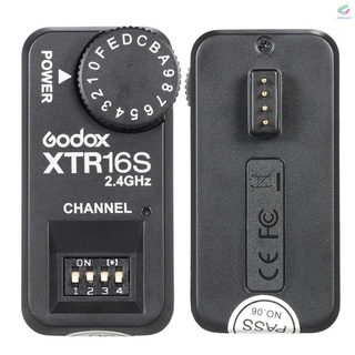 Nuevo Godox XTR-16S 2.4G inalámbrico sistema X Control remoto receptor Flash para VING V860 V850