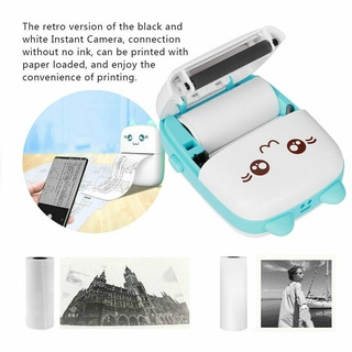 y Pocket Printer Portátil Inalámbrico Bluetooth Mini Impresora Térmica De Mano POS De Recibo Con 6 Rollos De Papel Térmico yiyi (7)