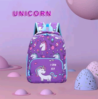 De dibujos animados de los niños unicornio mochila de lona bolsa de la escuela Smiggle Beg Sekolah para papelería Perempuan