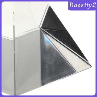 [BAOSITY2] 70 mm pirámide de cristal prisma cuadrangular artesanía estatua óptica DIY ciencia (6)