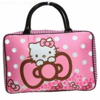 Bolsa de viaje SUPER carácter de lona (JINJING bolsa de café/bolsa de natación)//hola gatito rosa/TA001