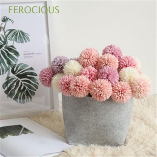 ferocious diy artificial flor mesa diente de león simulación plantas de seda boda falsas flores hogar hortensias/multicolor