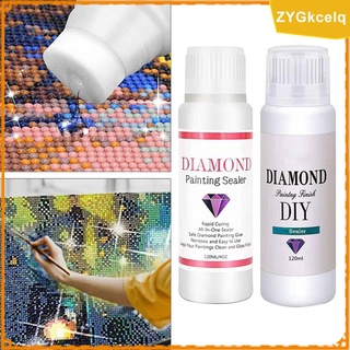 Diamond Painting Sealer Glue 120ml Shine Effect for DIY Painting Crafts