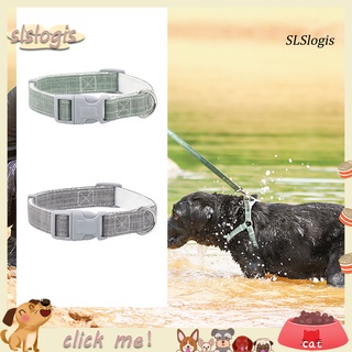 Sg_dog Collar suave transpirable herramienta de tracción cómoda mascotas suministros para exteriores