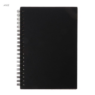 ANGE Reeves Retro Spiral Bound Coil Sketch Book Blank Notebook Kraft Sketching Paper