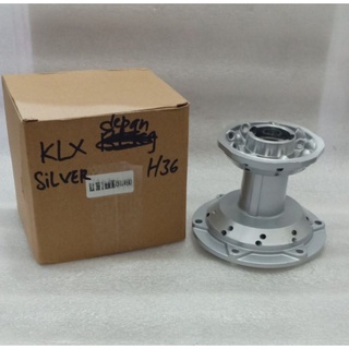 Klx 150 H36 agujero 36 plata liso botón delantero (1)