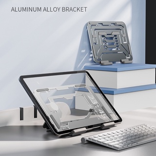 yunl portátil portátil soporte ajustable aluminio plegable para laptops y tabletas de 11-17 pulgadas