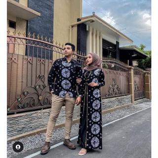 Pareja batik-jumputan palembang-ropa de invitación