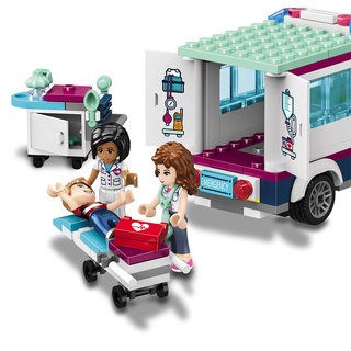 932p Compatible Lego amigos Heartlake City Hospital pequeños bloques de construcción juguetes para niños niñas niños DIY (5)